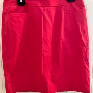 Halogen Hot Pink Knee-Length Pencil Skirt